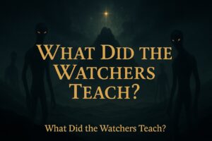 What did the Watchers teach? Fallen angels and forbidden knowledge — a visual depiction of Enoch’s mysterious revelations.