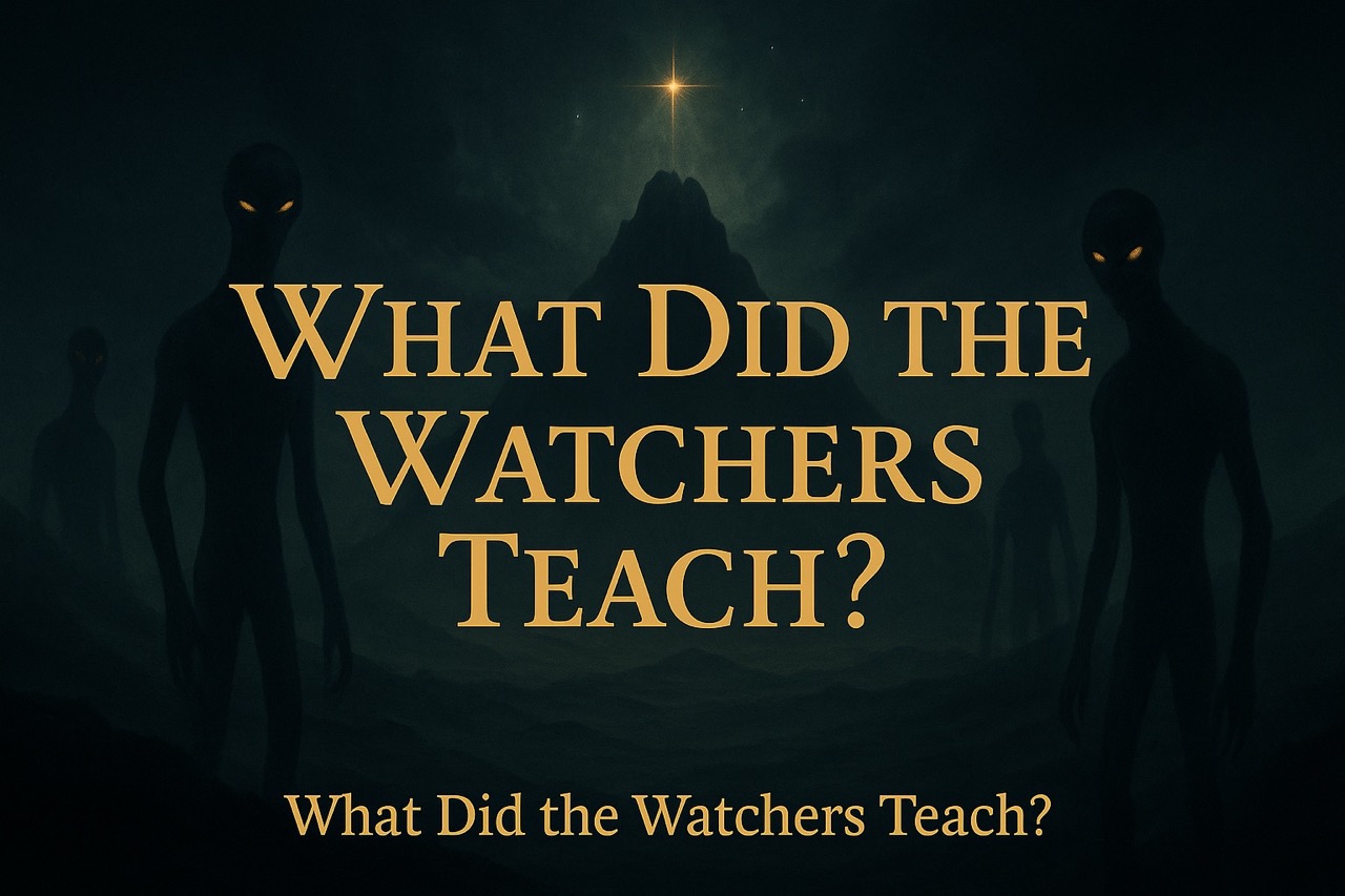 What did the Watchers teach? Fallen angels and forbidden knowledge — a visual depiction of Enoch’s mysterious revelations.